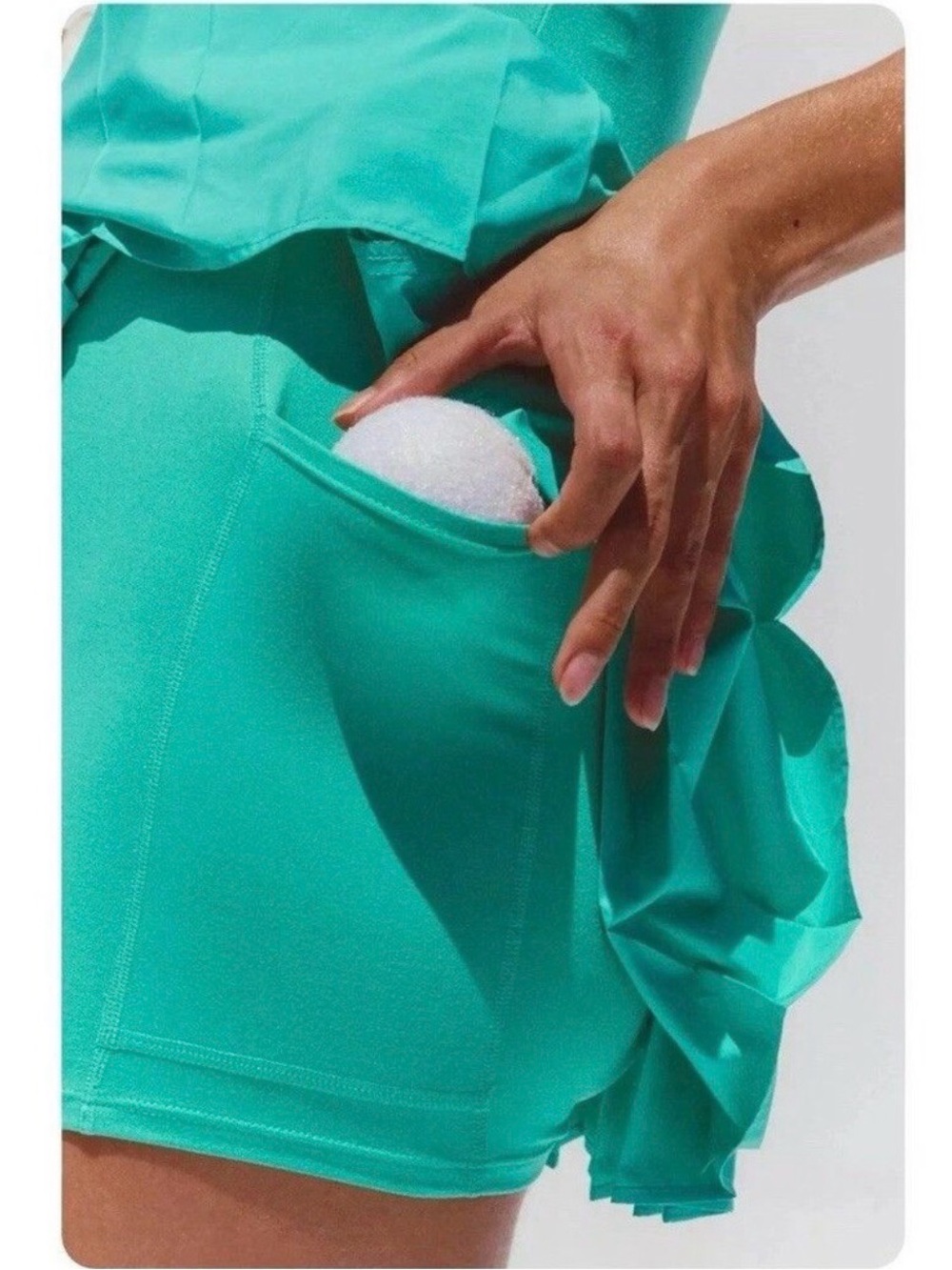 👗 FREE PEOPLE 👗 teal romper - Picture 9 of 10